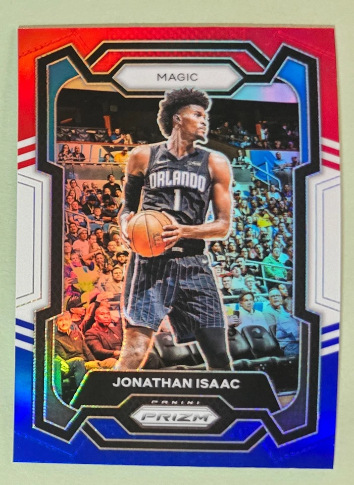 2023-24 Panini Prizm Red, White and Blue Jonathan Isaac Orlando Magic #288 - Image 1 of 1