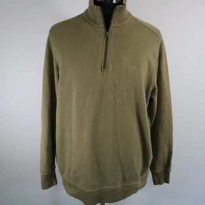 Dockers 1/4 Zip Pullover Mens Large Mock Neck Fleece Sweatshirt Long Sleeve - Image 1 of 4