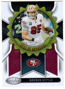 2022 PANINI CERTIFIED #SA-15 GEORGE KITTLE GÜTESIEGEL - Bild 1 von 1