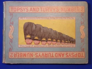 TOPSYS AND TURVYS - NUMBER 2, by Peter S. Newell. Century, NY, 1894, Oblong 1st. - Picture 1 of 7