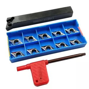 SDQCR 1212H11 12mm CNC External Carbide Turning Tool Holder + DCGT11T304-AK - Picture 1 of 7