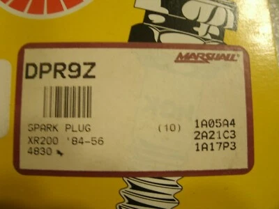 Свеча зажигания NGK 4830 — 10 свечей зажигания DPR9Z. Honda XR200 XR250 84 85 86 - Изображение 1 из 3