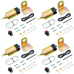 For 4 Doors Popper Kit 100lb Solenoid Shaved Door Kit Hot Rod Rat Rod Complete - Picture 1 of 10