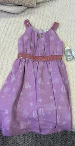 NWT Disney Frozen 2 Elsa Anna Party dress Size 9/10 - Picture 1 of 3