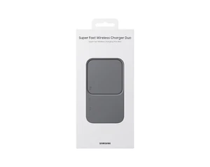 SAMSUNG 15W Duo Super Fast Wireless Charger Pad NEW Graphite - Picture 1 of 6