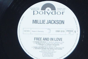 MILLIE JACKSON -Free And In Love- LP Polydor Promo Archiv-Copy mint - Picture 1 of 1