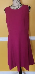Nine West Size 6 Woman's Pink Sleeveless Knit fit and flare Dress - Picture 1 of 4