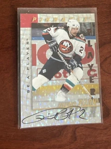 1997/98 Pinnacle Be A Player Richard Pilon AUTO PRISMATIC FOIL DIE-CUT /100 - Picture 1 of 1