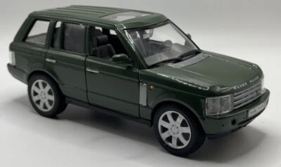 LAND ROVER RANGE ROVER  1: 33 DIE-CAST CAR COLLECTOR'S MODEL WELLY GREEN - Image 1 of 4