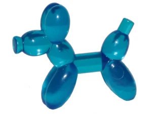 LEGO Balloon Dog Statue DARK BLUE Clear Fair Carnival Treat Clown Gear Tied Pet - Picture 1 of 1