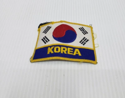 Korea Tae Kwon Do Patch (Unused) South Korea Flag Uniform Gi Dobok Accessory - Image 1 of 4