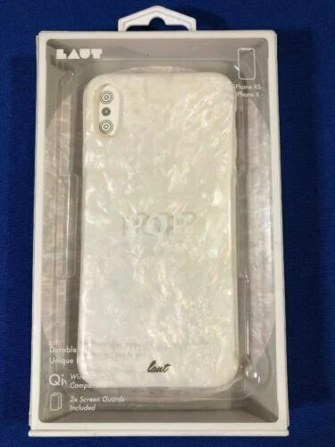 Estuche Rígido Laut para Apple iPhone X/XS Pop Arctic Pearl Compatible con Qi #66 Foto 1 de 1
