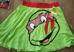NEW Womens Raphael Skirt Teenage Mutant Ninja Turtles TMNT Size Up to Size 8 NWT - Picture 1 of 1