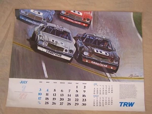 William J Sims, IROC Camaros Print, TRW, July 1977, Good Condition - Picture 1 of 2
