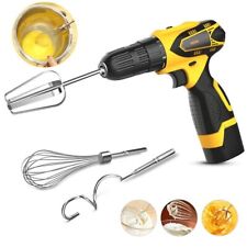 Stainless Steel Egg Beater Mixer Electric Drill Accessories  Cream