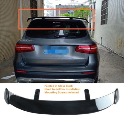 For Benz GLC X253 16-19 GLC300 350e Universal Rear Window Roof Spoiler Wing 51'' Foto 1 de 4