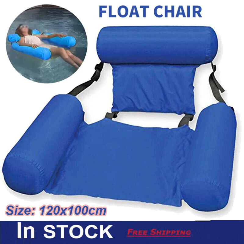 Aufblasbare Floating Wasserhängematte Luftmatratze Wasser Poolsitz Schwimmsessel - Bild 1 von 4