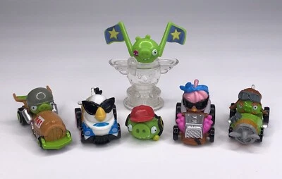 Lote de carro Angry Birds Go Telepods Kart Racer bandeira Matilda Stella cabo capataz - Imagem 1 de 4