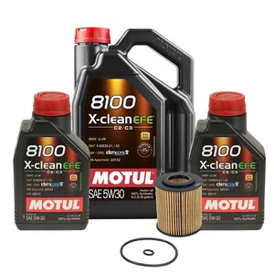 7L Motul 8100 X-CLEAN EFE 5W30 Wix Filter Motor Oil Change Kit For Mazda 3 5 6 - Picture 1 of 1
