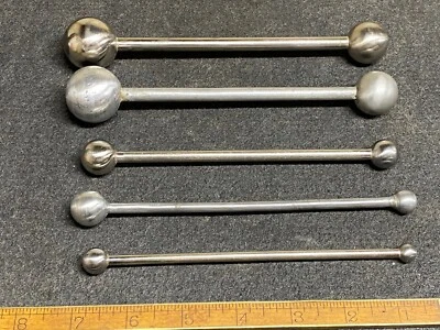 5 herramientas para hacer flores de sombrerería de colección de acero y aluminio de doble acabado Foto 1 de 4