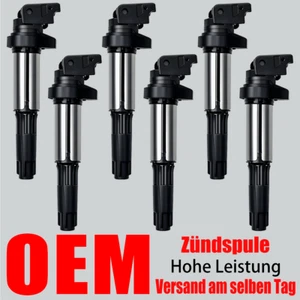 6X OEM Zündspule für BMW 3ER E46 E91 5ER E39 E60 E61 E65 E66 E83 E90 12131712219 - Bild 1 von 9