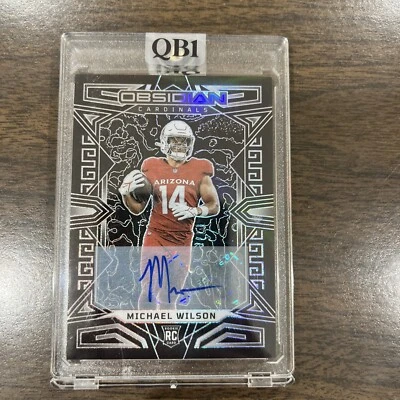 2023 Panini Obsidian - Signatures #103 Michael Wilson (AU, RC) - Image 1 of 2