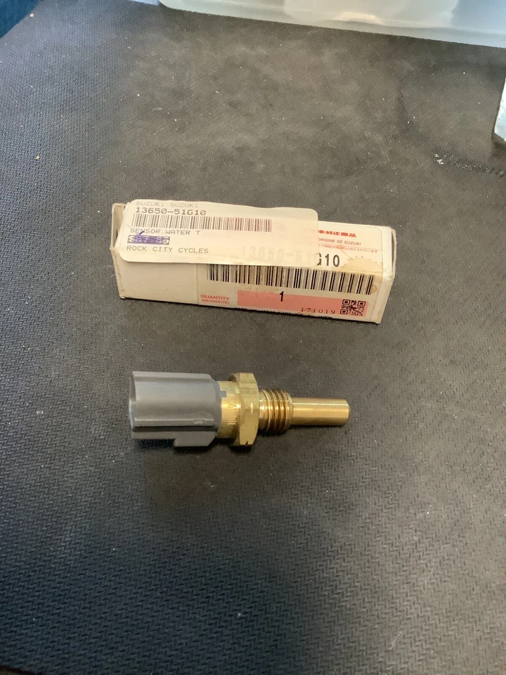 Sensor de temperatura da água Suzuki GSXR600 GSXR750 GSX1300R Hayabusa fabricante de equipamento original novo na caixa - Imagem 1 de 3