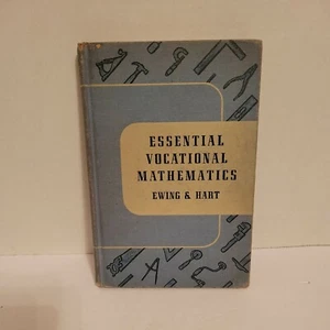 1945 Book Essential Vocational Mathematics for Schools Textbook Shop Class - Picture 1 of 8