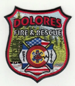 Colorado Fire Dept Dolores Rescue Patch - Picture 1 of 1