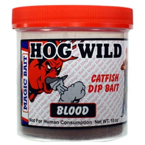Hog Wild – Blood Catfish Dip Bait with Hooks - Picture 1 of 2
