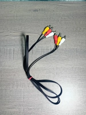 3 -RCA Composite Cable Red/White/Yellow Stereo Audio Video Av Cord TV/VCR/DVD - Image 1 of 4