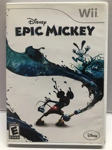 Disney Epic Mickey (Nintendo Wii) Complete w/ Manual - Kids Game Tested Working - Picture 1 of 4