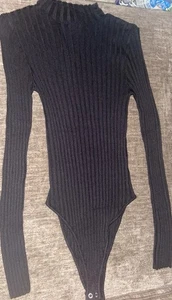 Forever 21 Body schwarz Langarm/Large. Neu mit Etikett. - Bild 1 von 2