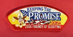 Parche CSP Friends of Scouting 2006 del Consejo del Condado de Orange FOS - Imagen 1 de 1