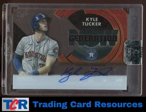2022 Topps Clearly Authentic #GNA-KT Kyle Tucker Generation Now Autographs - Picture 1 of 2