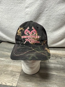 Realtree Xtra Colors Pink Black Mesh Cap Hat Adjustable. - Picture 1 of 6