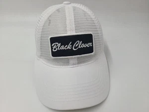 Gorra negra Clover Live Lucky Golf malla completa camionero Snapback hombres mujeres blanca - Imagen 1 de 16