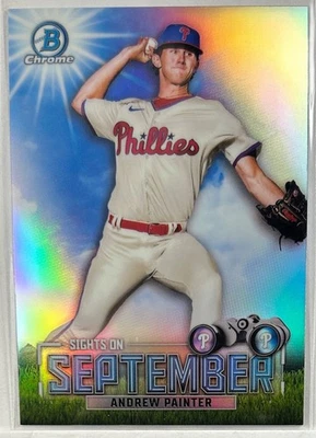2023 Bowman #SOS-16 Andrew Painter Sights on September Philadelphia Phillies - Image 1 of 2