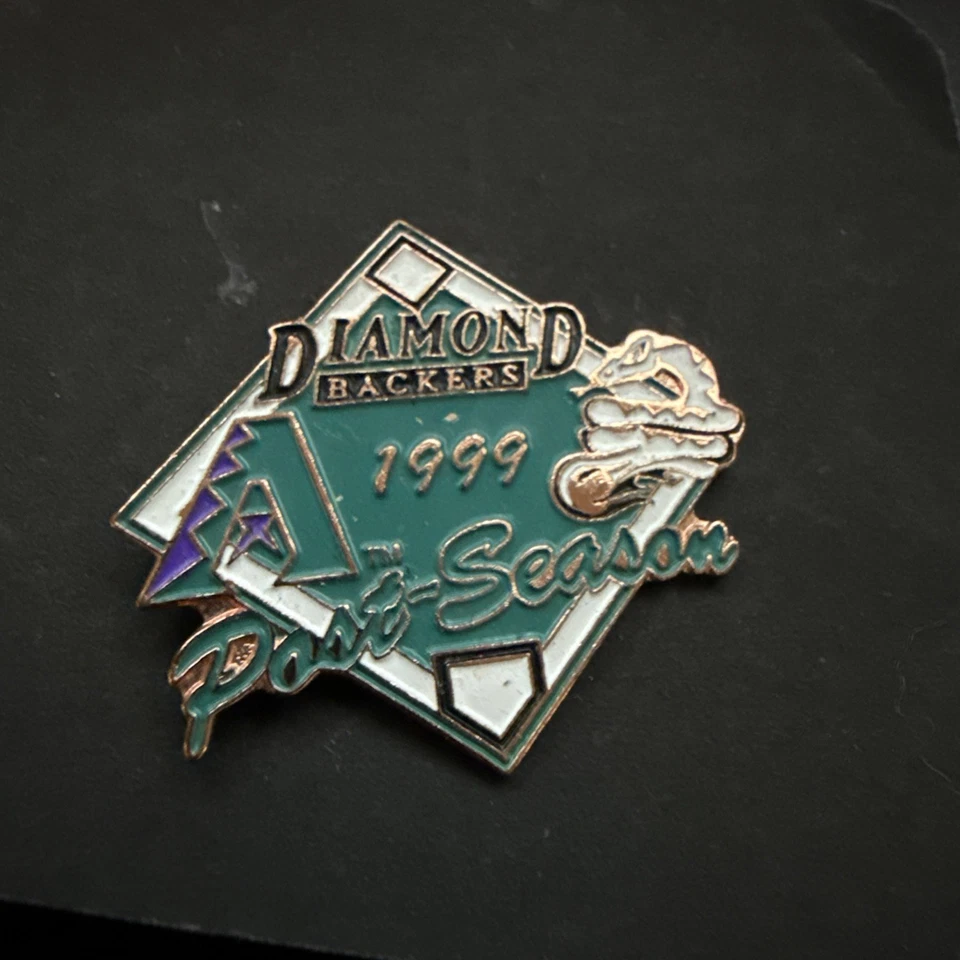 Arizona Diamondbackers 1999 Post Season MLB Baseball Lapel Pin New MORE - Image 1 of 1