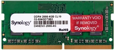 Synology 4GB D4NESO-2666-4G Non-ECC SO-DIMM f DVA3219 - Image 1 of 4