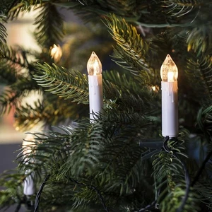 Lights4fun Indoor 20 Warm White LED Christmas Candle Tree Lights with Clips –new - Picture 1 of 1