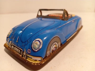 Mont blanc Jouet JMB Vullierme F Volkswagen Coccinelle Cabriolet tole 1/32 BE - Photo 1/4