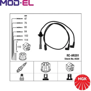 IGNITION CABLE KIT 0520 FOR ALFA ROMEO SZ/75 AR61501/61503/06124 3.0L 6cyl 75 - Picture 1 of 8