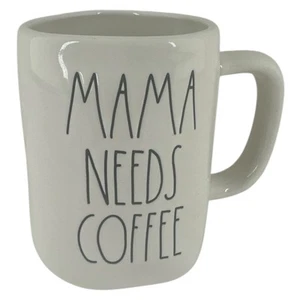 Rae Dunn MAMA NEEDS COFFEE Ceramic Mug Hot Coffee For Mama - Picture 1 of 5