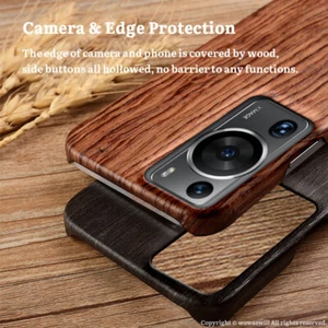 Bulletproof Aramid Fiber Natural Wooden Case for HONOR / HUAWEI - Picture 1 of 26