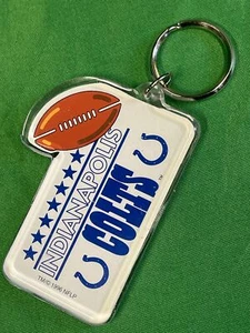 NFL Indianapolis Colts Acrylic Key Ring Keychain NWT - Picture 1 of 3