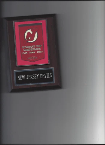 NEW JERSEY DEVILS PLAQUE NJ STANLEY CUP CHAMPIONS CHAMPS HOCKEY NHL Cover