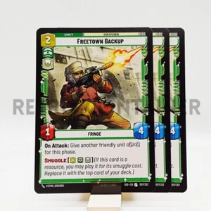 STAR WARS UNLIMITED SHADOWS OF THE GALAXY 097/262 U 3x Freetown Backup - Bild 1 von 1