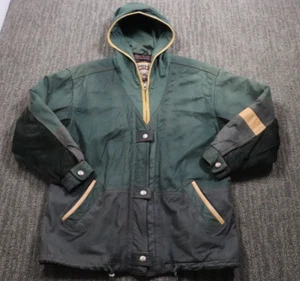 Win Lit Men's Leather Jacket Vintage 90s Size Small Zip Snaps Pockets Outdoor - Picture 1 of 18