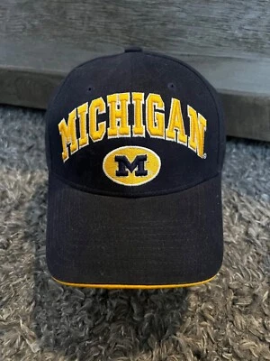Vintage Zephyr Michigan Wolverine’s Blue Embroidered Adjustable Hat M3 - Image 1 of 4